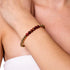 Inspiré | Or 18 carats | Nouvelle Agate Rouge | Bracelet d'expression de pierres précieuses